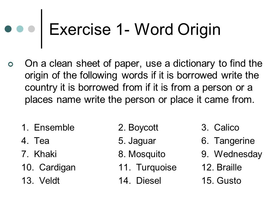 Learning About Our Language Word Origins Levels Of Language Dialect