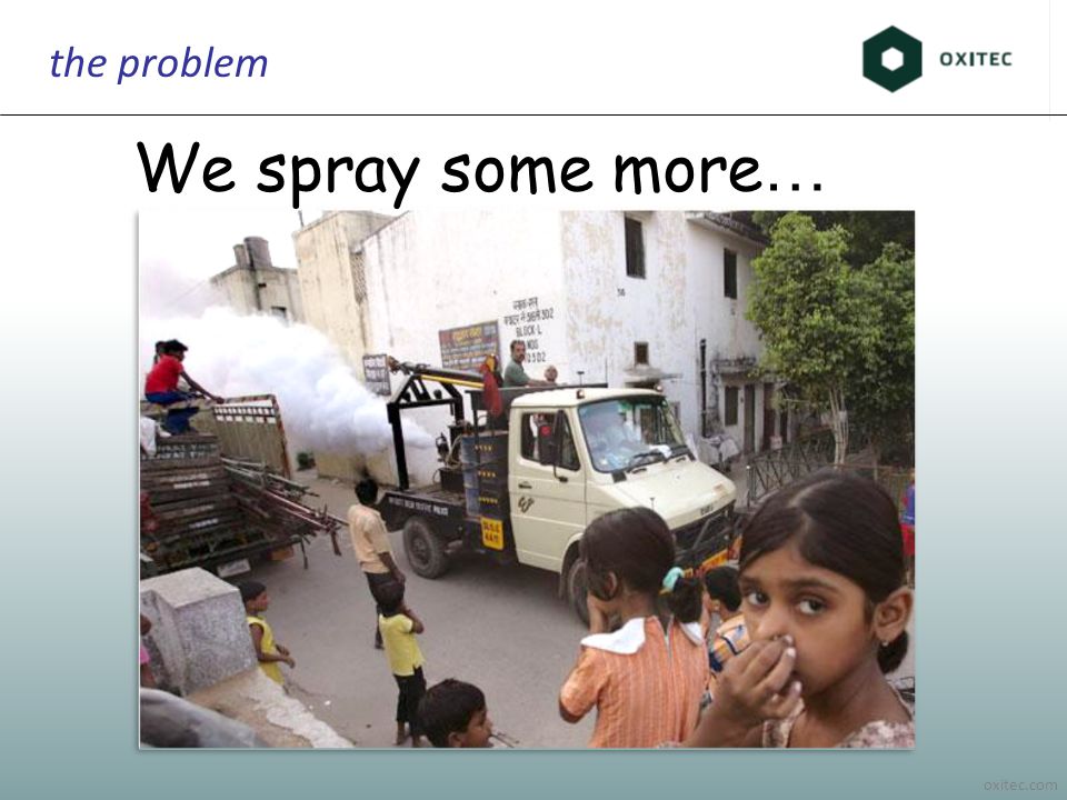 oxitec.com the problem We spray some more …