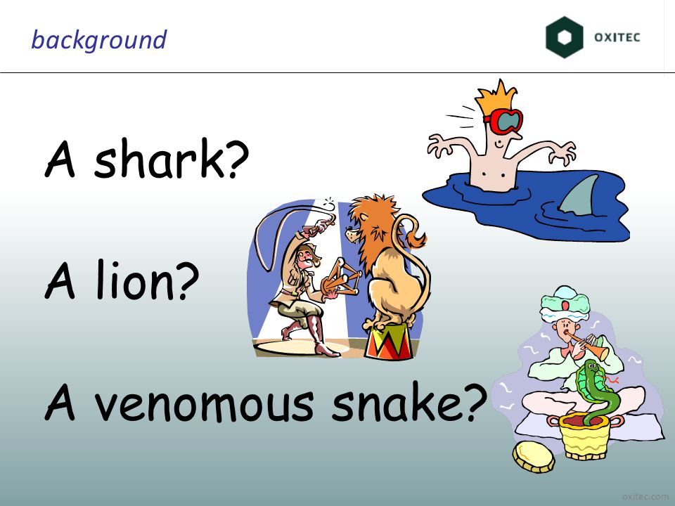 oxitec.com background A shark A lion A venomous snake