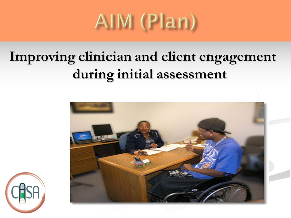 Improving clinician and client engagement during initial assessment