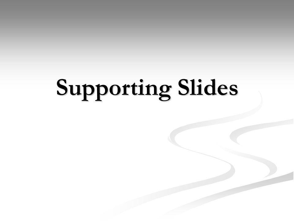 Supporting Slides