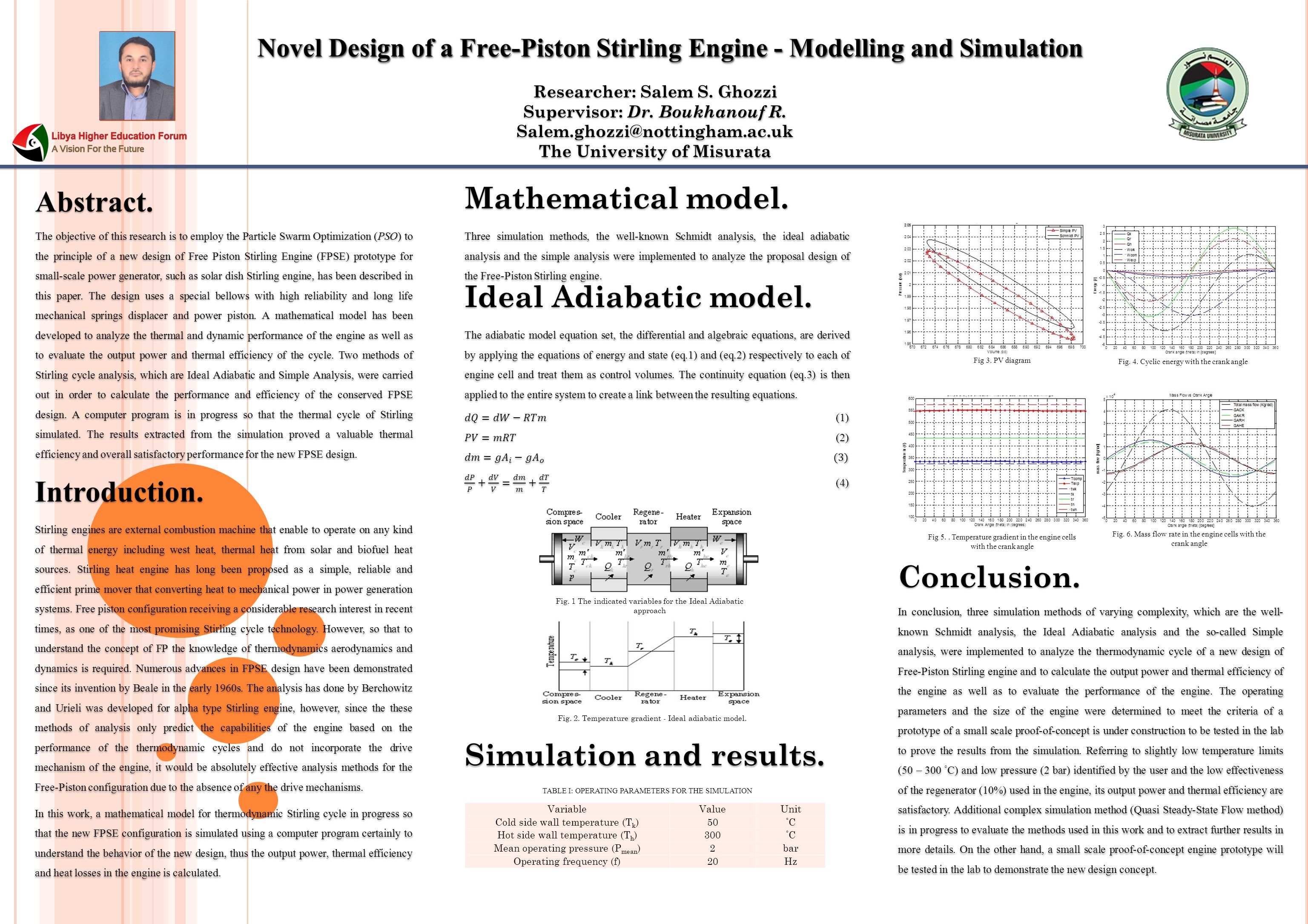 Novel Design of a Free-Piston Stirling Engine - Modelling and ...