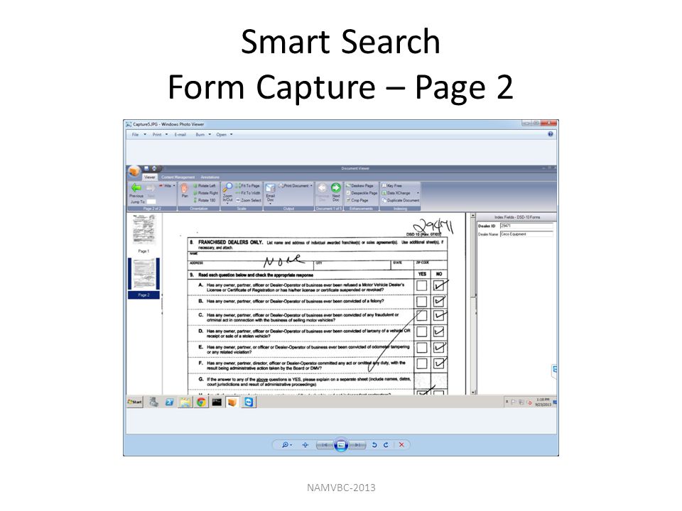 Smart Search Form Capture – Page 2 NAMVBC-2013