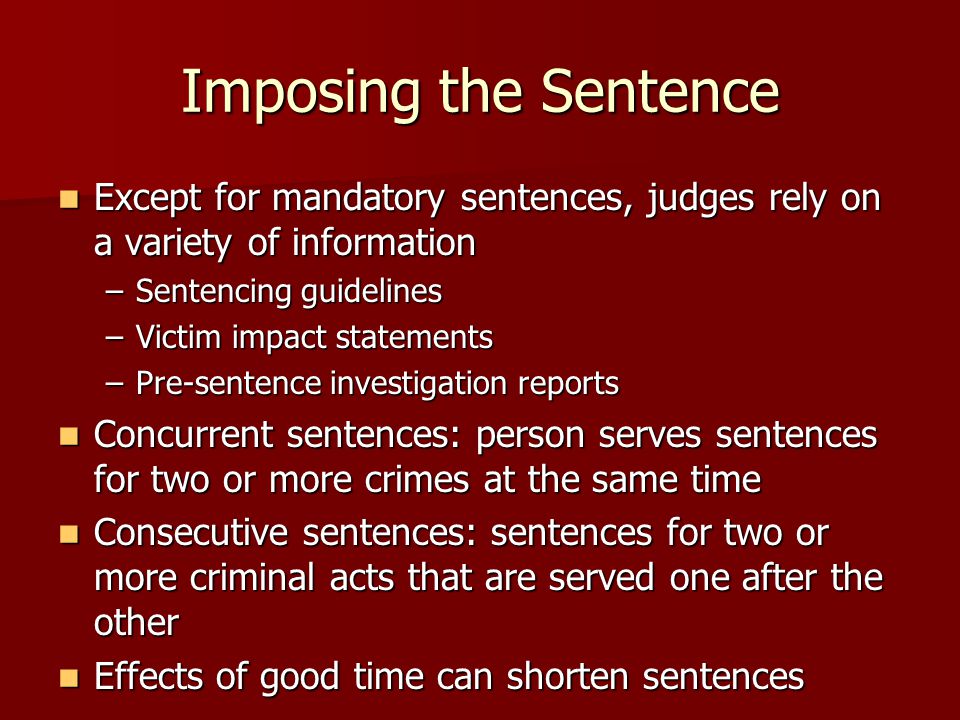 Chapter 11 Punishment And Sentencing Punishment Options Through