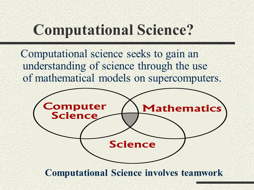 Computational Science.