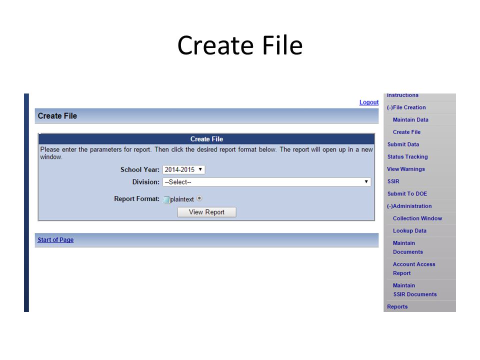 Create File