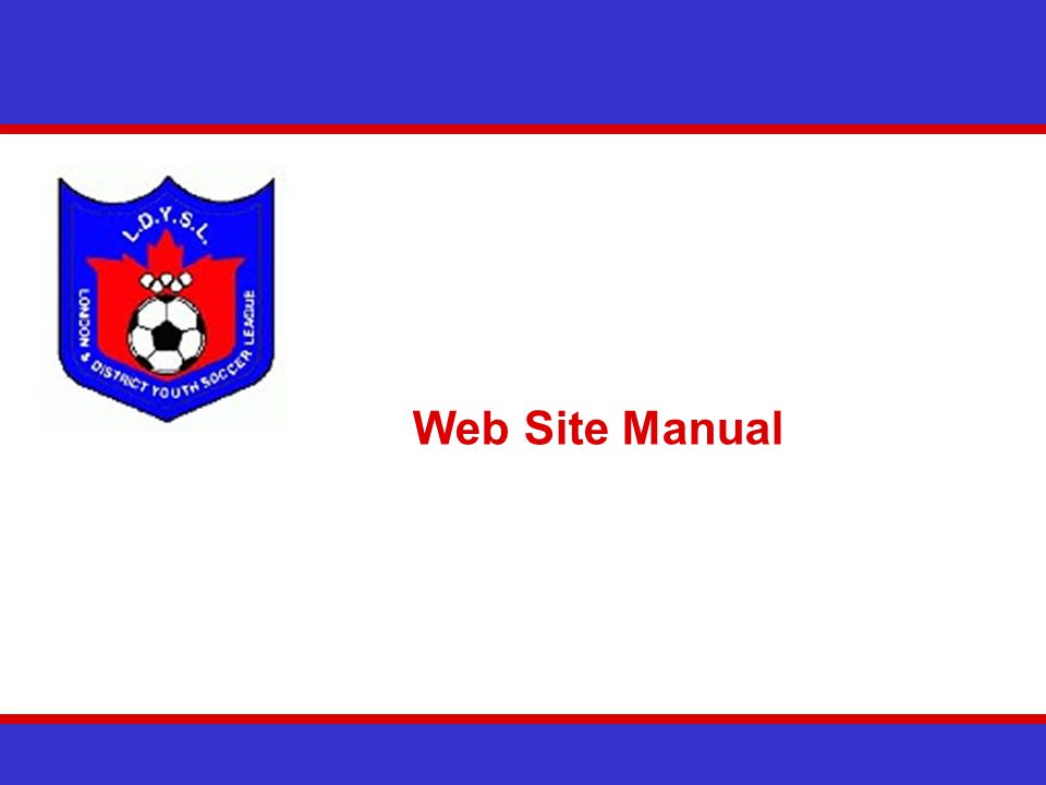 Web Site Manual