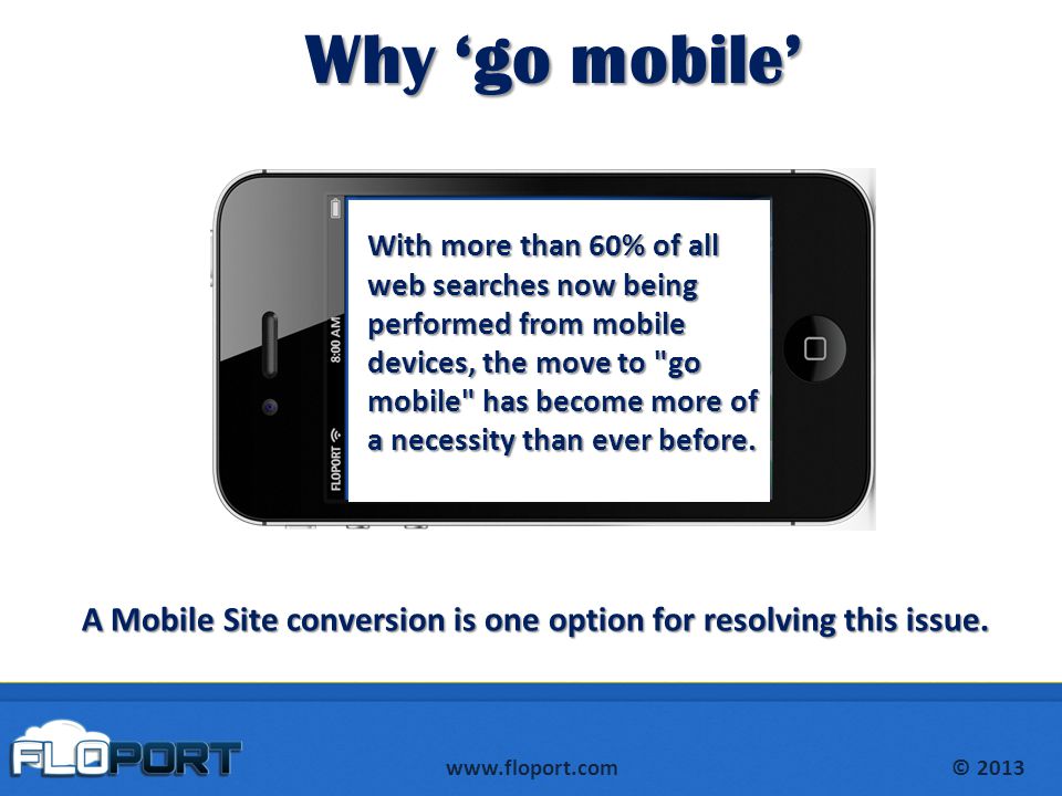 Mobile Site Conversion vs. Mobile Web App
