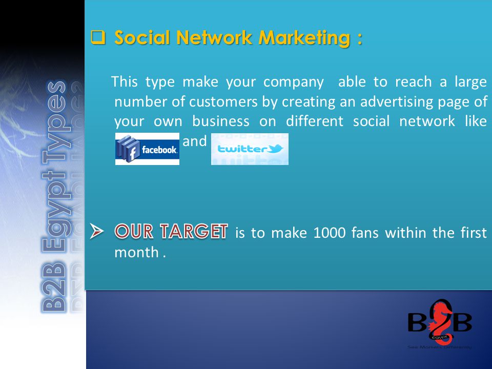 B2B Egypt B2B MARKETING Types Social Network Marketing Full Marketing Paln Google Advertising Marketing by  s Marketing Ad.