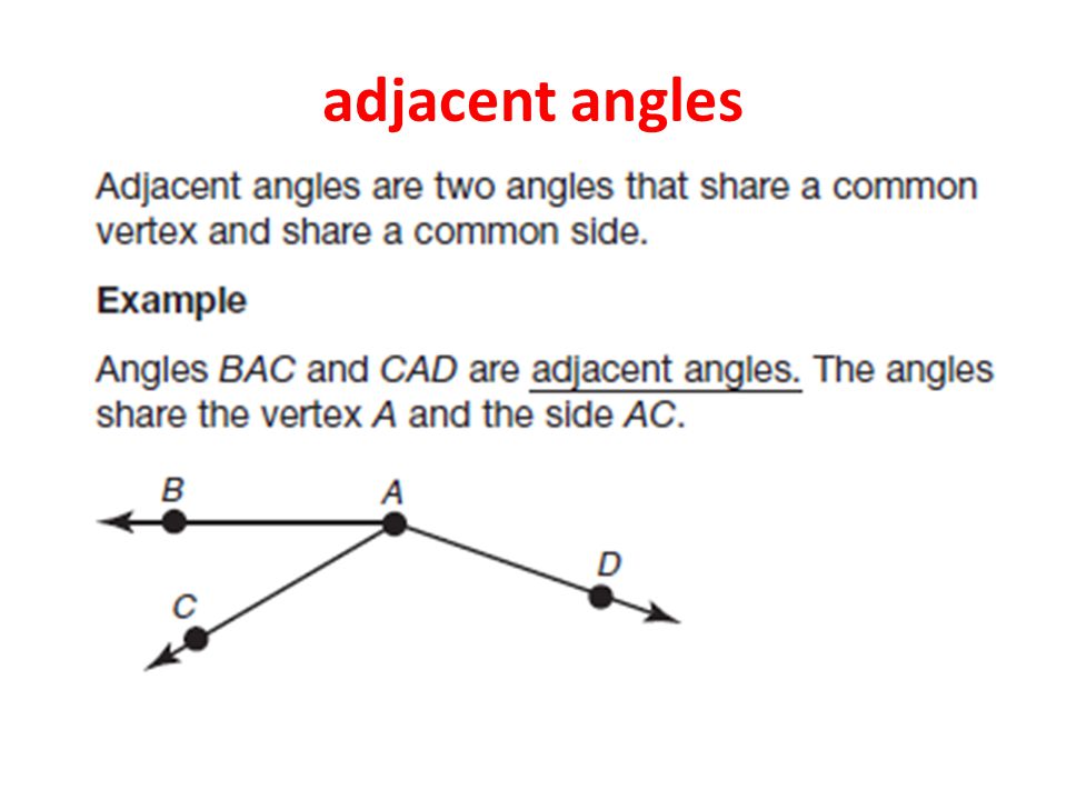 Adjacent Angles Alternate Exterior Angles Transversal