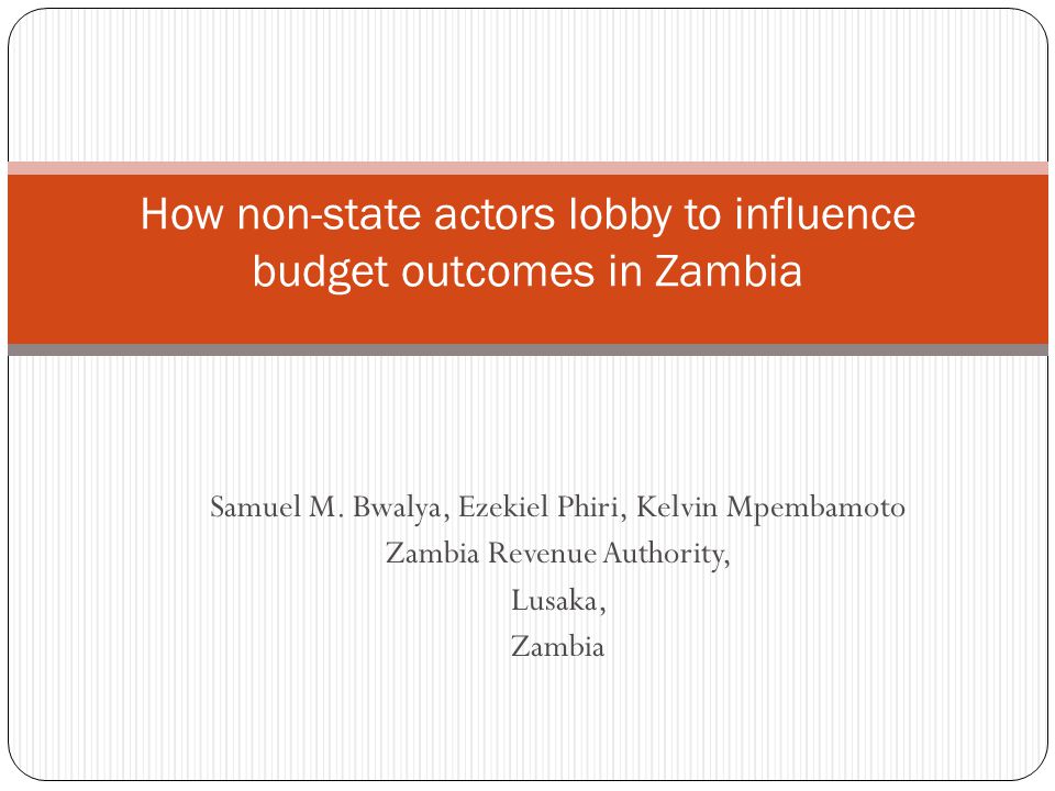 Samuel M. Bwalya, Ezekiel Phiri, Kelvin Mpembamoto Zambia Revenue ...