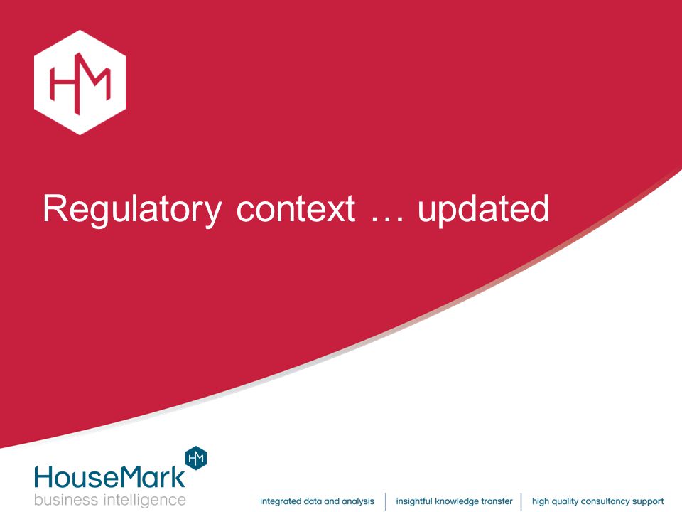 Regulatory context … updated