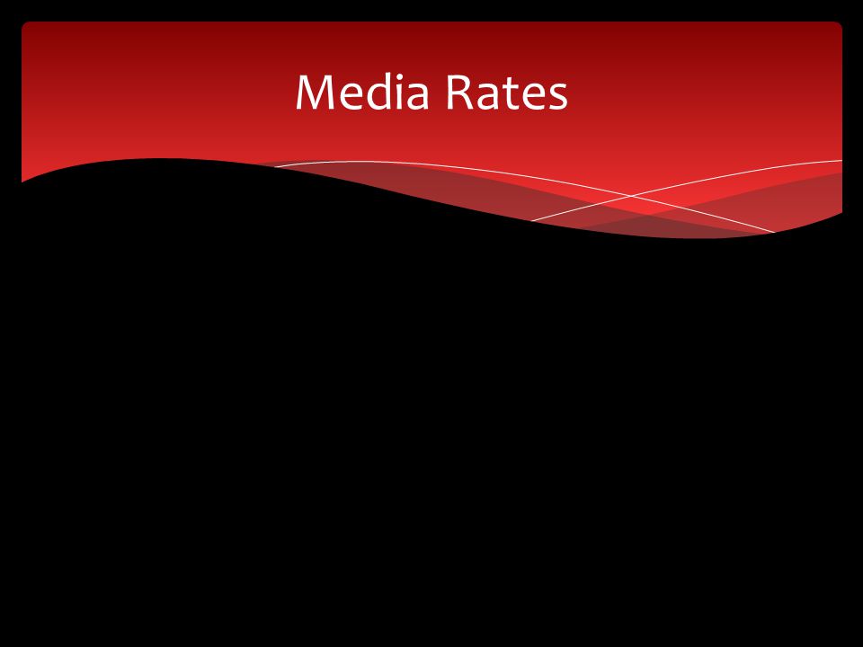 Media Rates