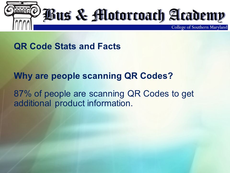 QR Code Stats and Facts Why are people scanning QR Codes.