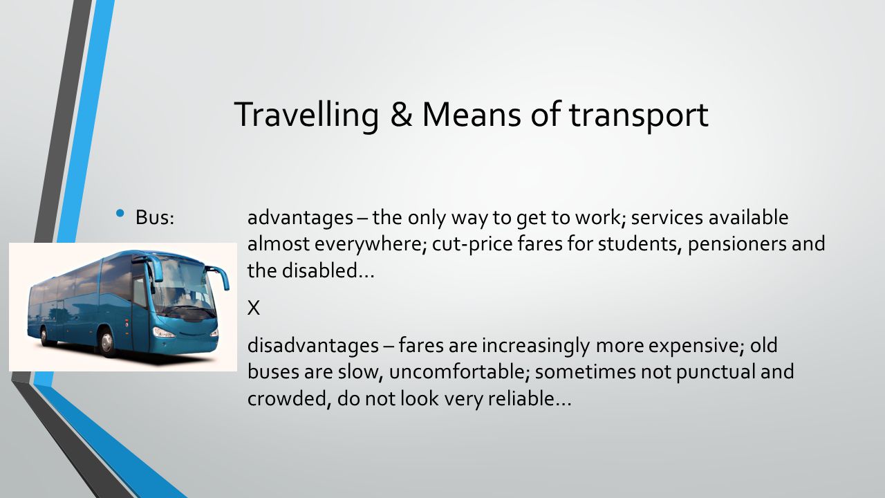 disadvantages of bus transport