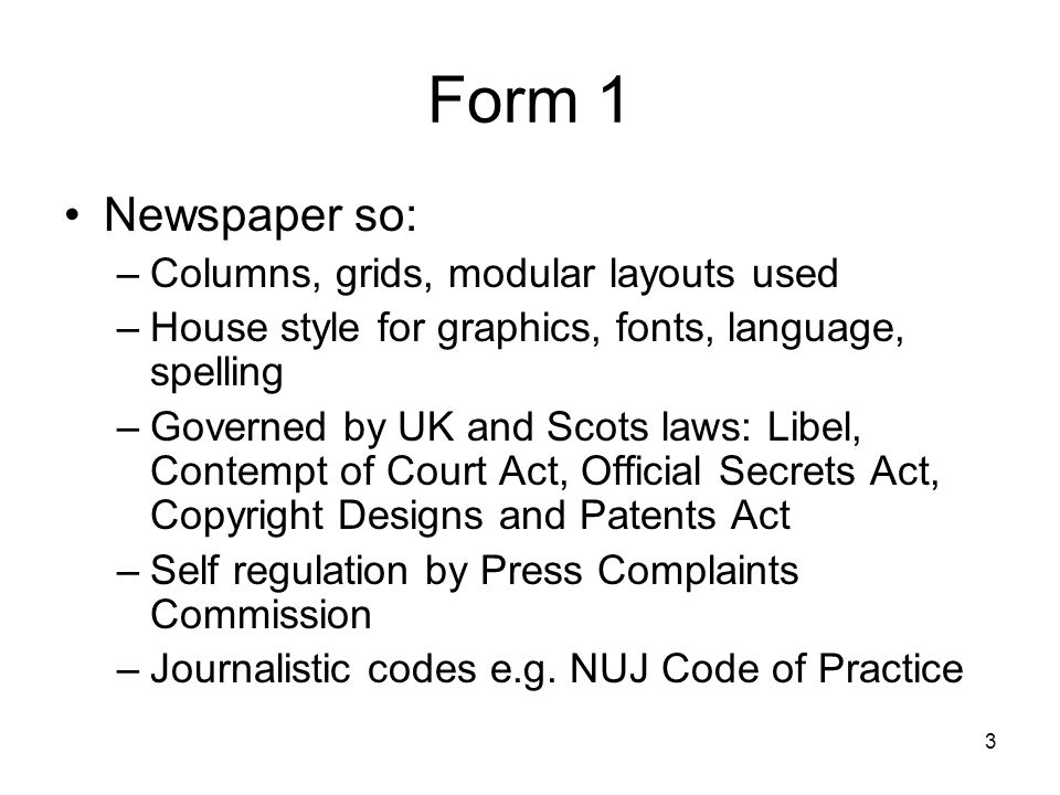 1 Scottish Daily Newspapers Categories & Language. - ppt download