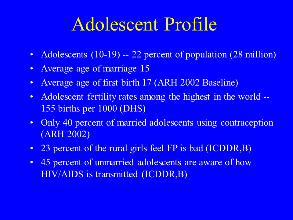 USAID/Dhaka’s Adolescent Reproductive Health Program A Brief Overview!