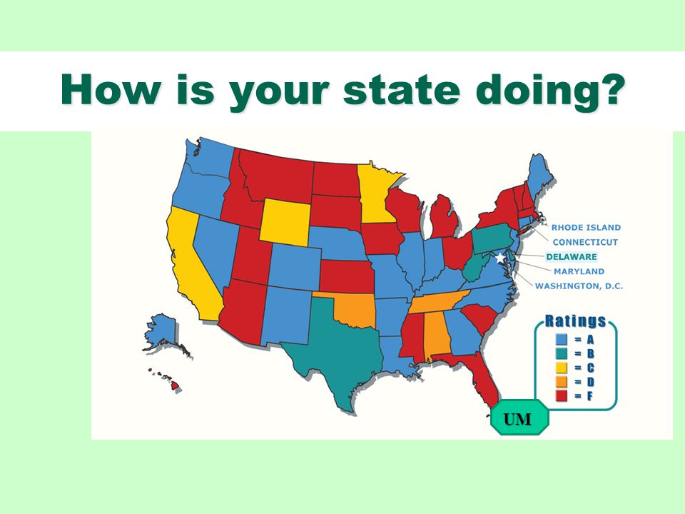 How is your state doing UM