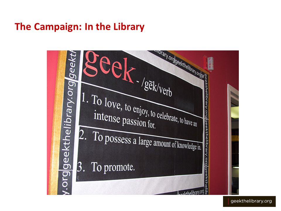 The Campaign: In the Library