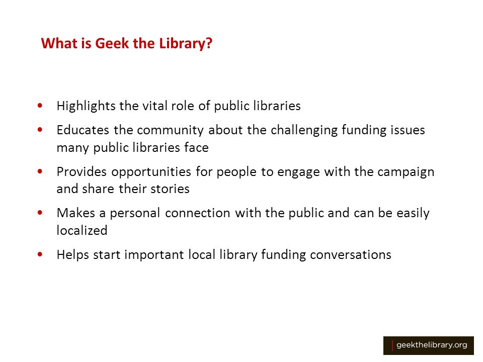 What is Geek the Library.