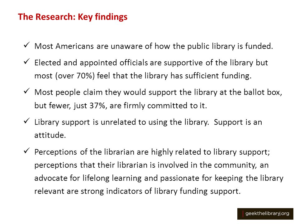 Most Americans are unaware of how the public library is funded.