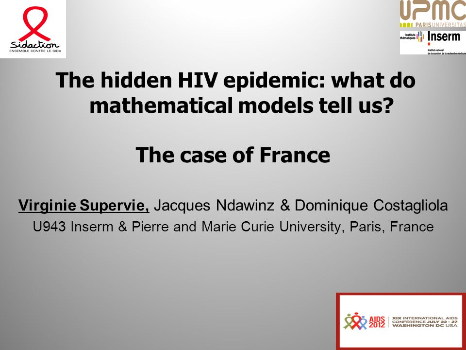 The hidden HIV epidemic: what do mathematical models tell us.