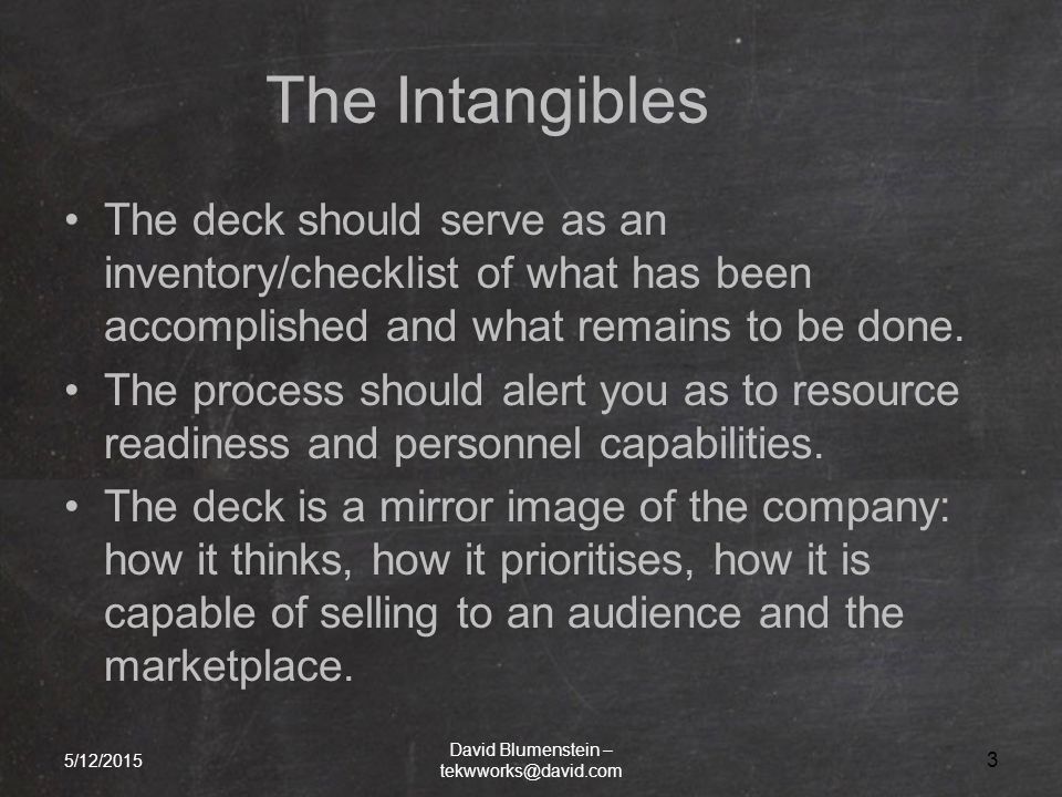 the pitch investor presentation