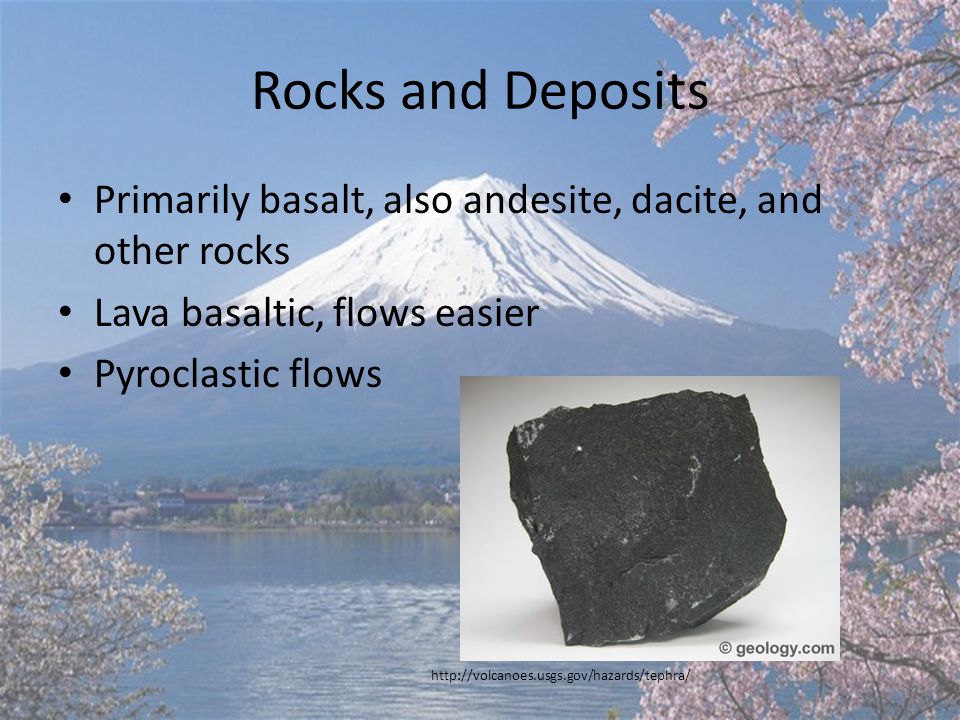 Mount Fuji Volcanic lava rock THIN SECTION polarising volcano microscope slide 