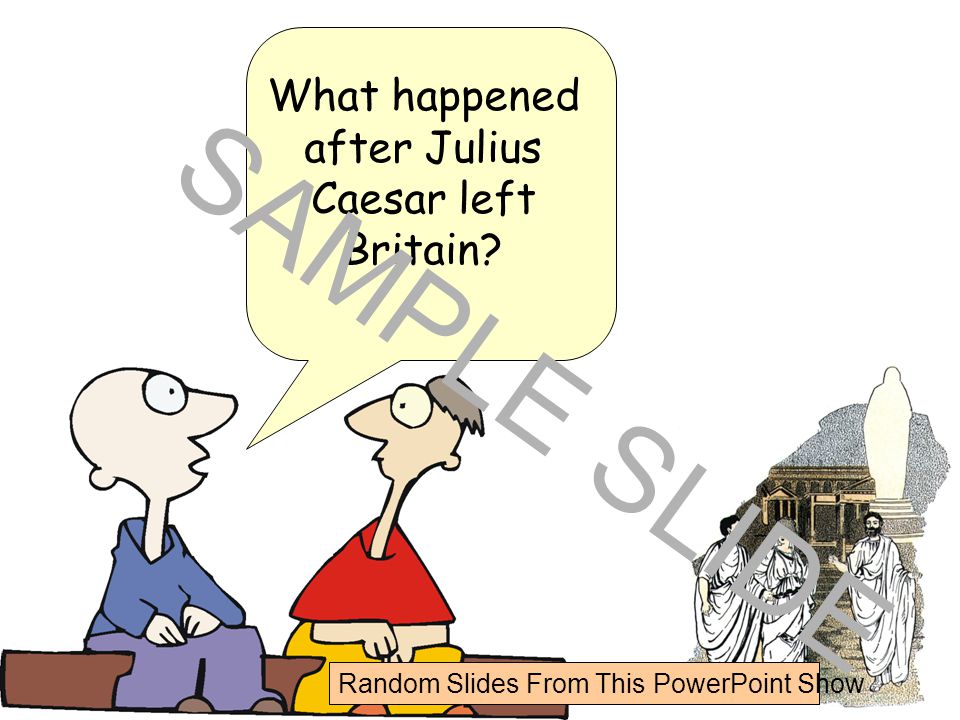 What happened after Julius Caesar left Britain.