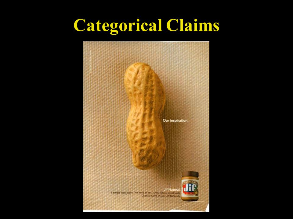 Categorical Claims
