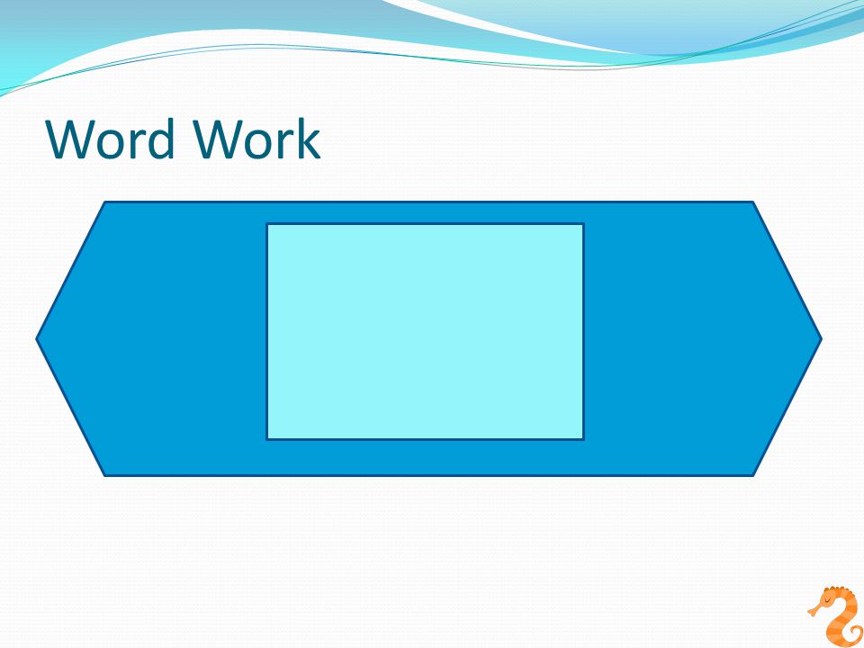 Word Work mat