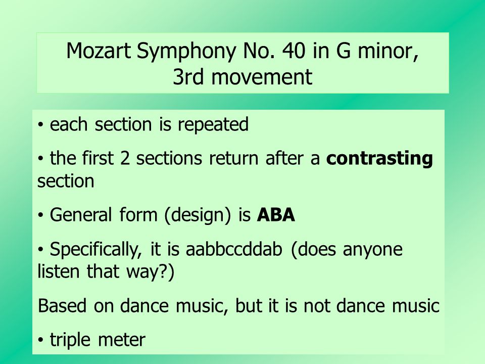 Mozart Symphony No.