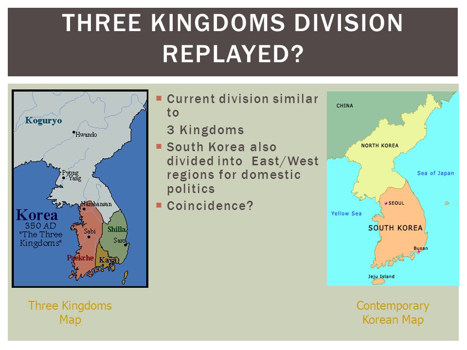 Korea Pre History And The Three Kingdoms Ancient Chosun The Mythological Unified Korean Nation Ruled By Tangun From 2333 Bc Kim Il Sung Claimed Ppt Download