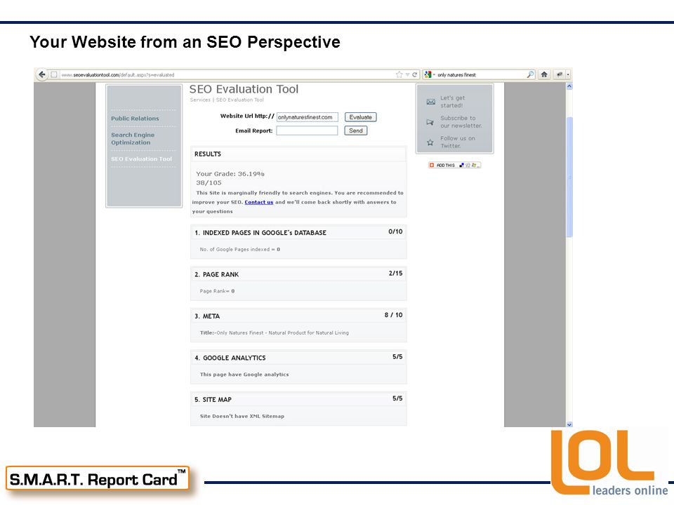 Your Website from an SEO Perspective