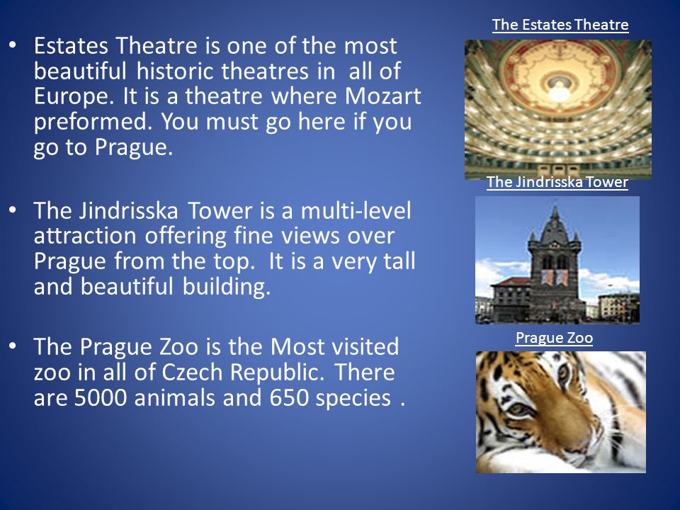 Estates Theatre is one of the most beautiful historic theatres in all of Europe.