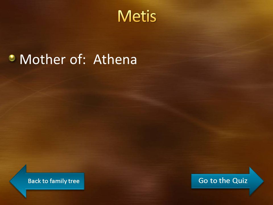 Mother of: Demeter, Zeus, Hera, Poseidon, and Hades Back to family tree Go to the Quiz