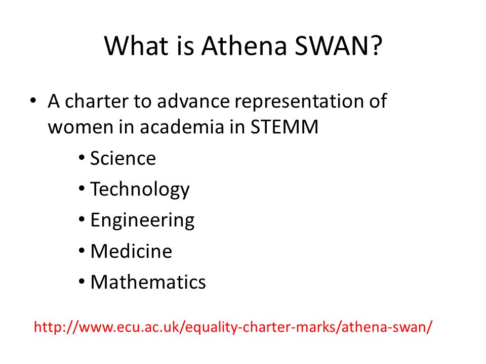 What is Athena SWAN.