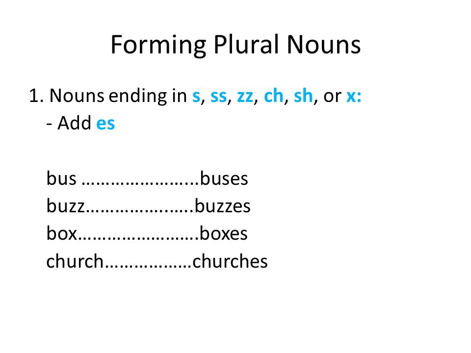 6.6 Singular and Plural Nouns Objective: -To recognize and ...