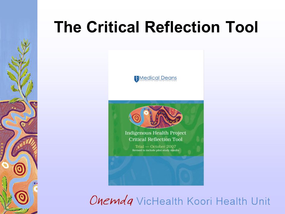 The Critical Reflection Tool