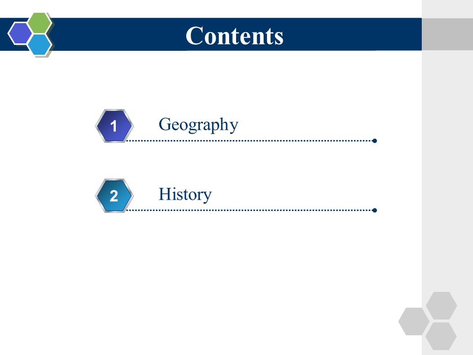 Contents Geography 1 History 2