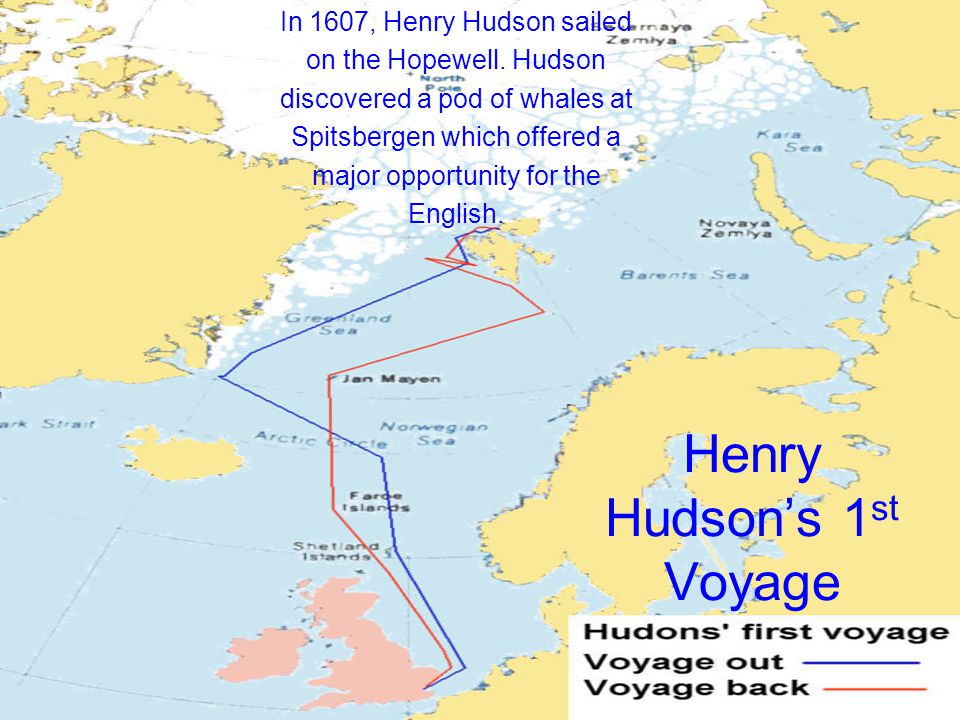 henry hudson route map