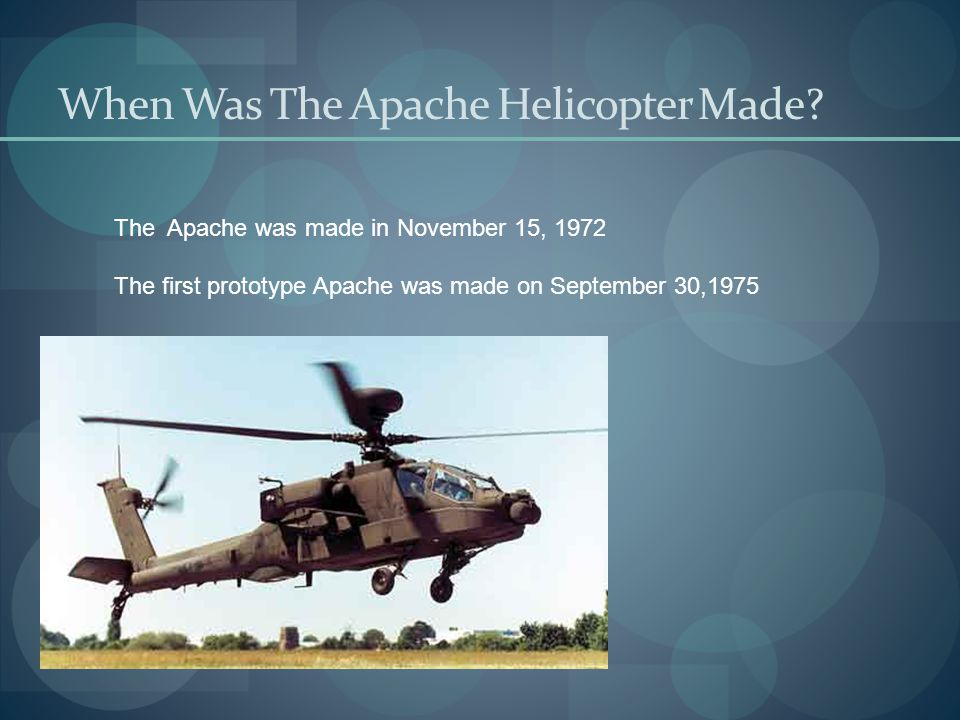 By Max Joelson and Matt Roskiewicz THE APACHE HELICOPTER. - ppt download