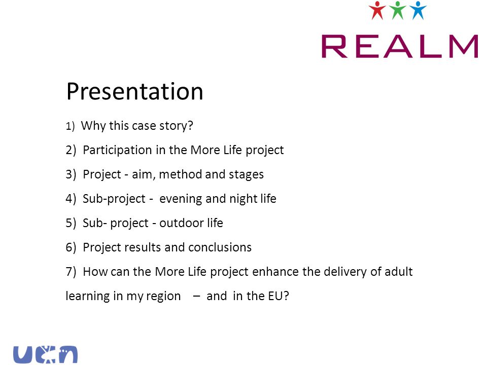 Presentation 1) Why this case story.