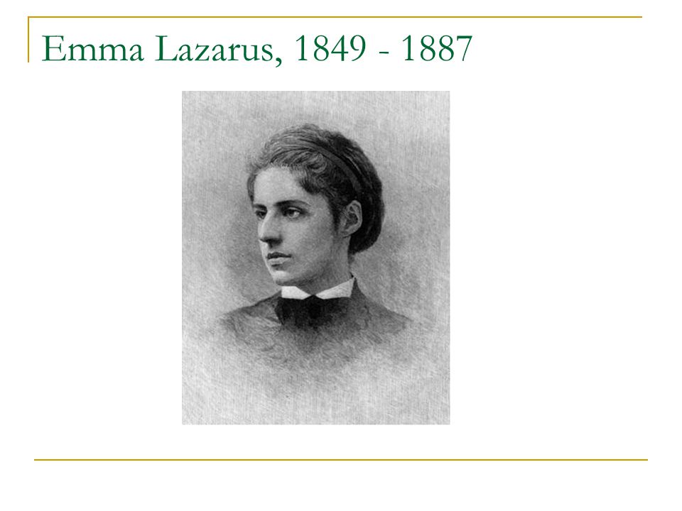 Emma Lazarus,