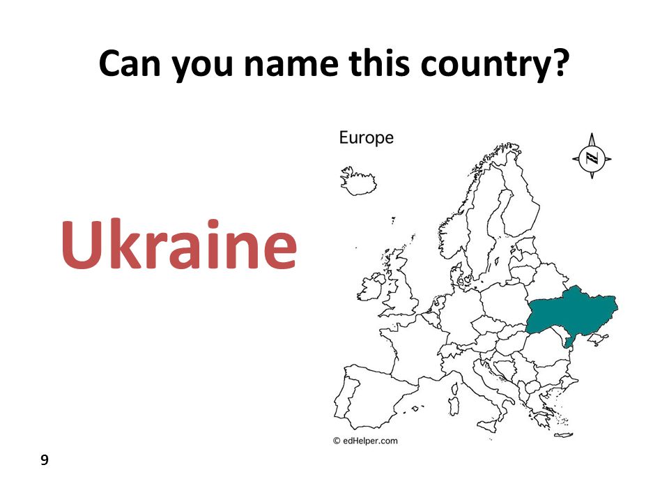 Can you name this country 9 Ukraine