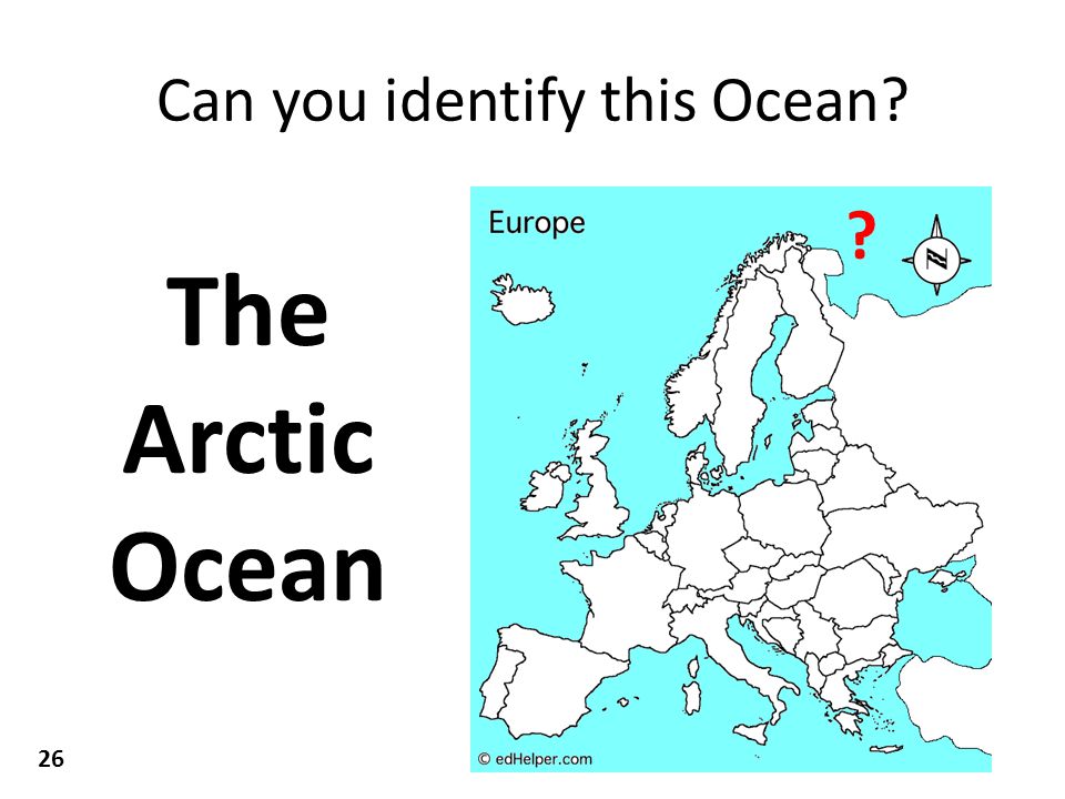 Can you identify this Ocean The Arctic Ocean 26