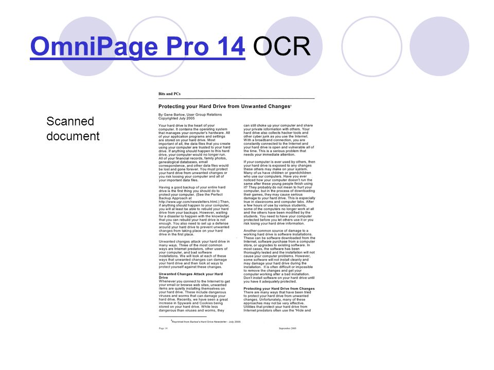 how can i scan a picture with omnipage pro to jpeg