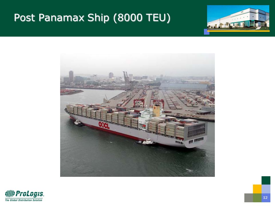 12 Post Panamax Ship (8000 TEU)