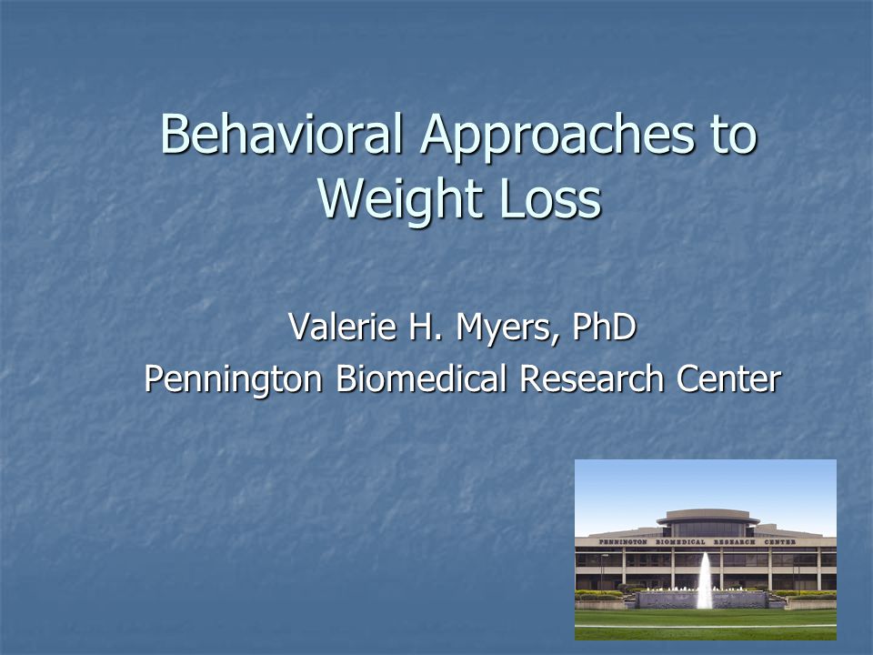 pennington biomedical research center weight loss