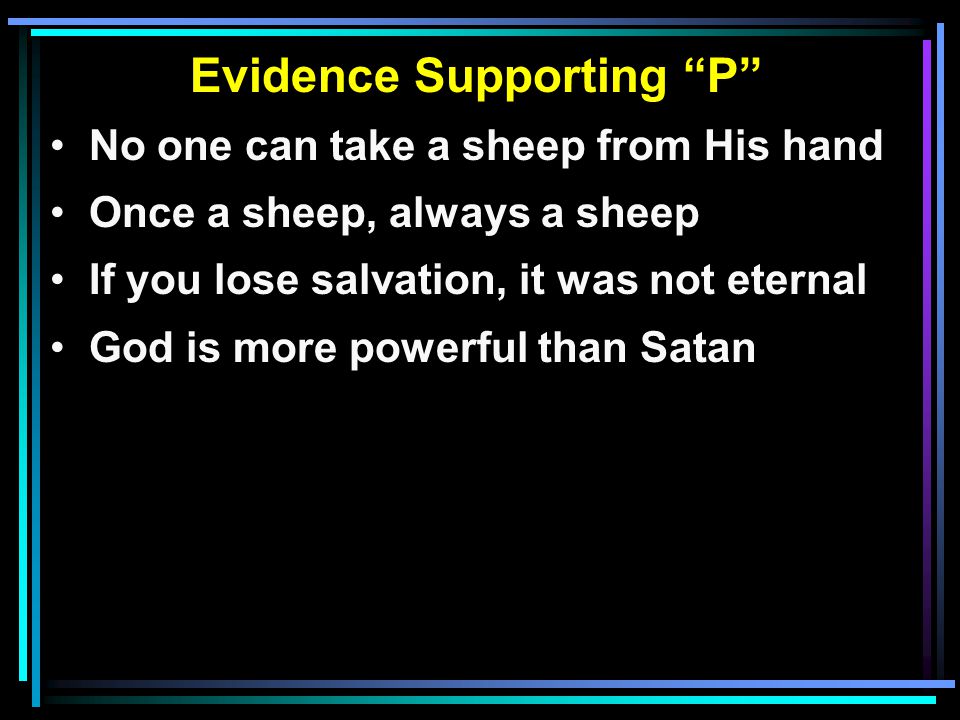 11 Evidences Of Eternal Salvation